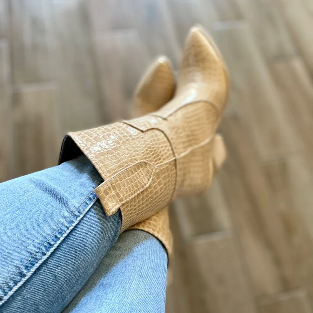 Western Style Booties - Picture 3 of 4